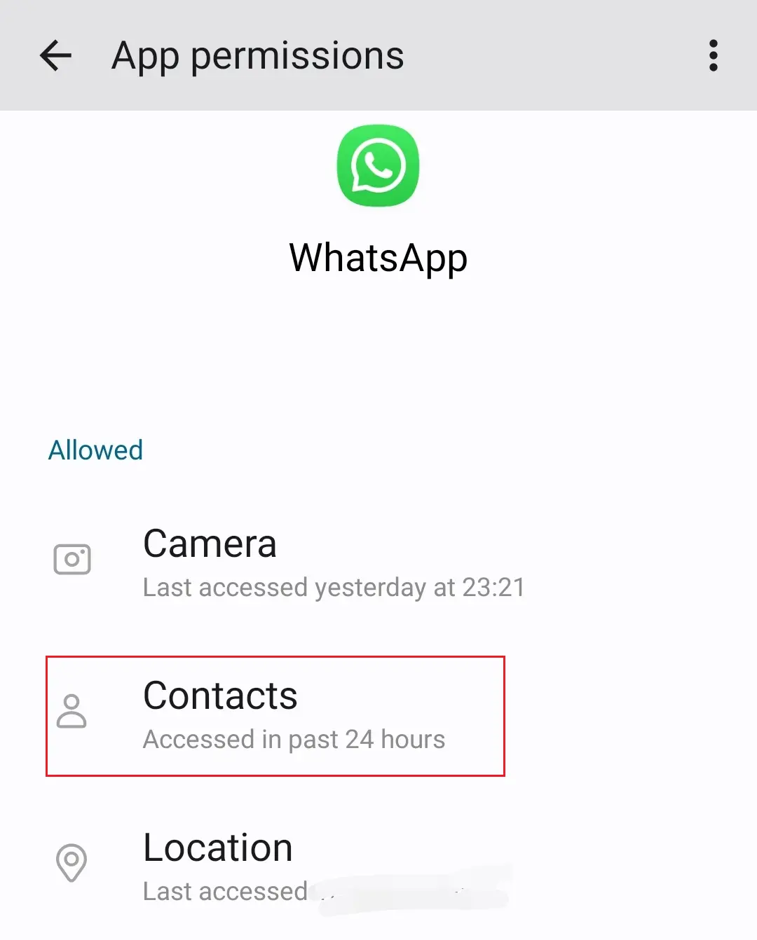 Permiso de WhatsApp para acceder a los contactos de tu móvil Imagen: Permiso de WhatsApp para acceder a los contactos de tu móvil