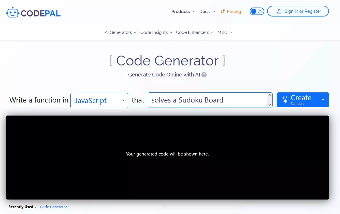CodePal Screenshot Imagen: CodePal Screenshot