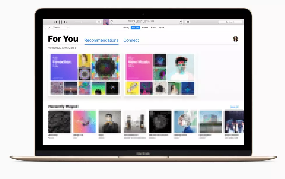 Imagen: Vista de iTunes