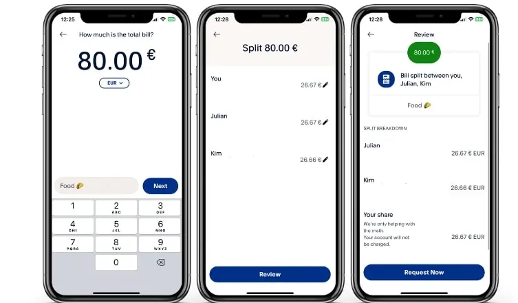 Captura de pantalla de la app de PayPal Imagen: Captura de pantalla de la app de PayPal