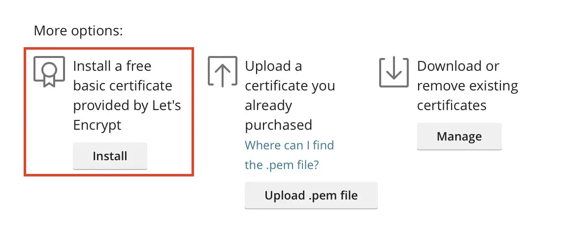 Imagen: Plesk: Let’s Encrypt