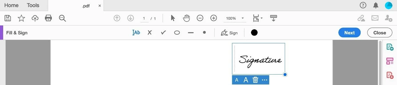 Adobe Reader: inserta la firma en el lugar deseado en el PDF Imagen: Adobe Reader: inserta la firma en el lugar deseado en el PDF