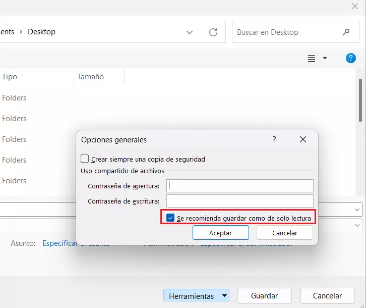 Se recomienda guardar como de solo lectura: opción para quitar solo lectura Excel Se recomienda guardar como de solo lectura: opción para quitar solo lectura Excel
