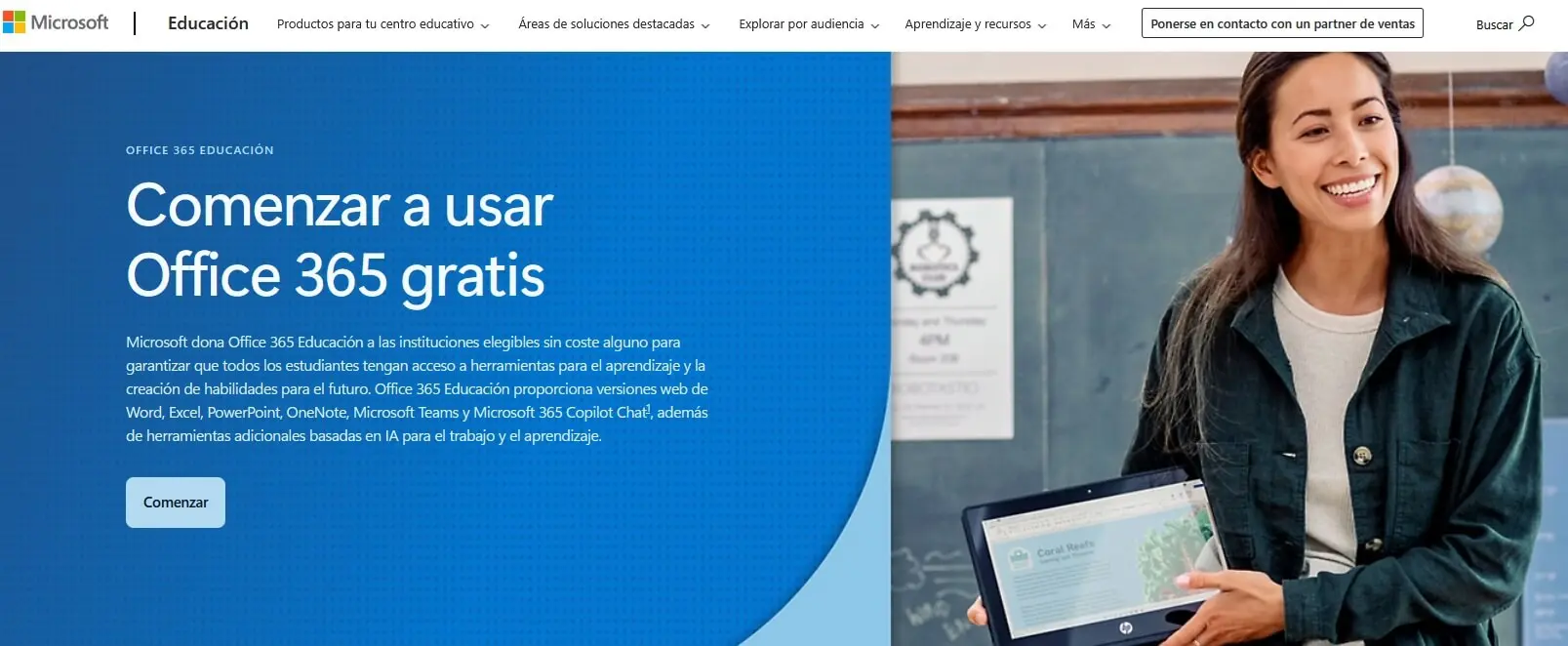 Microsoft Office 365 Educación Imagen: Microsoft Office 365 Educación