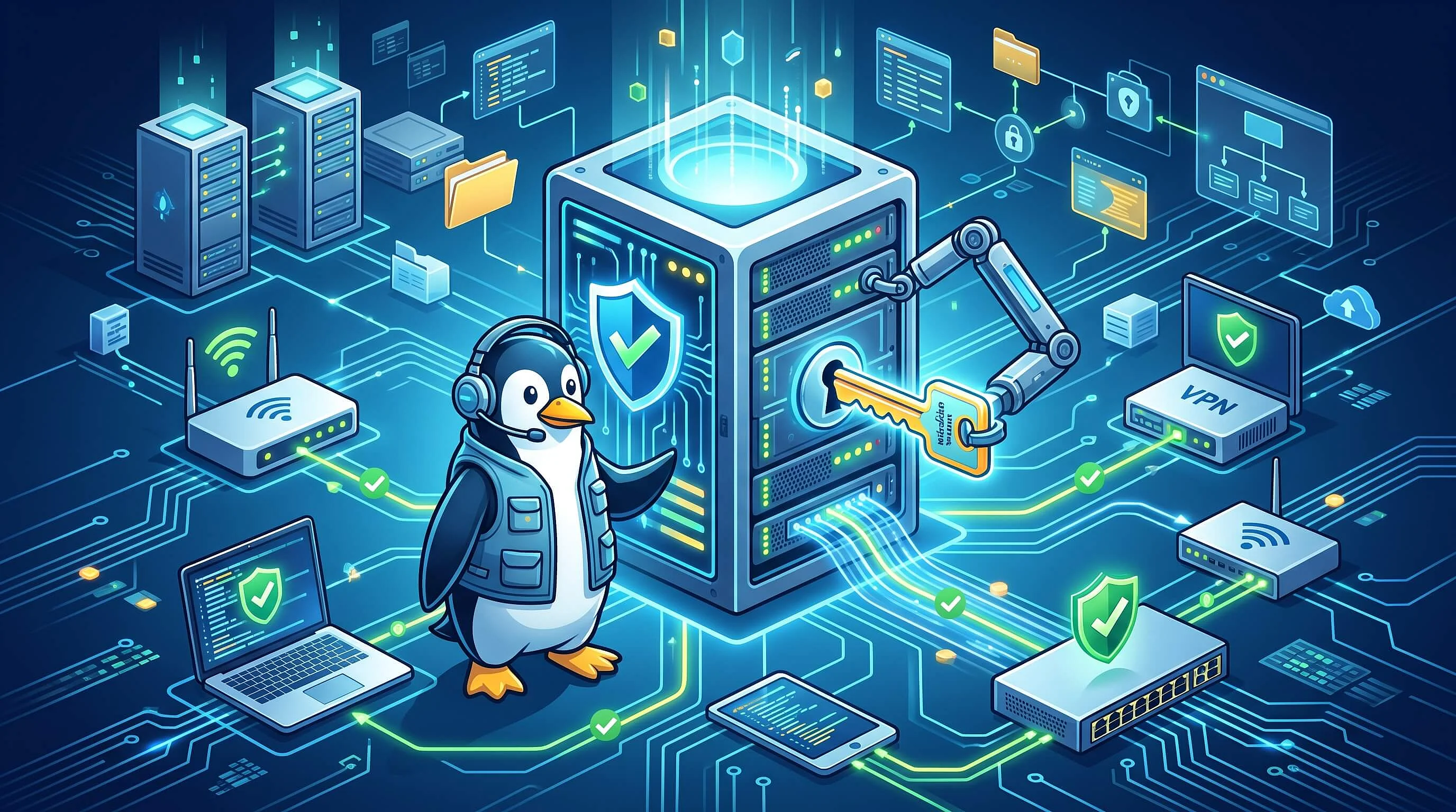 Cómo configurar un servidor RADIUS en Linux paso a paso Imagen: Cómo configurar un servidor RADIUS en Linux paso a paso