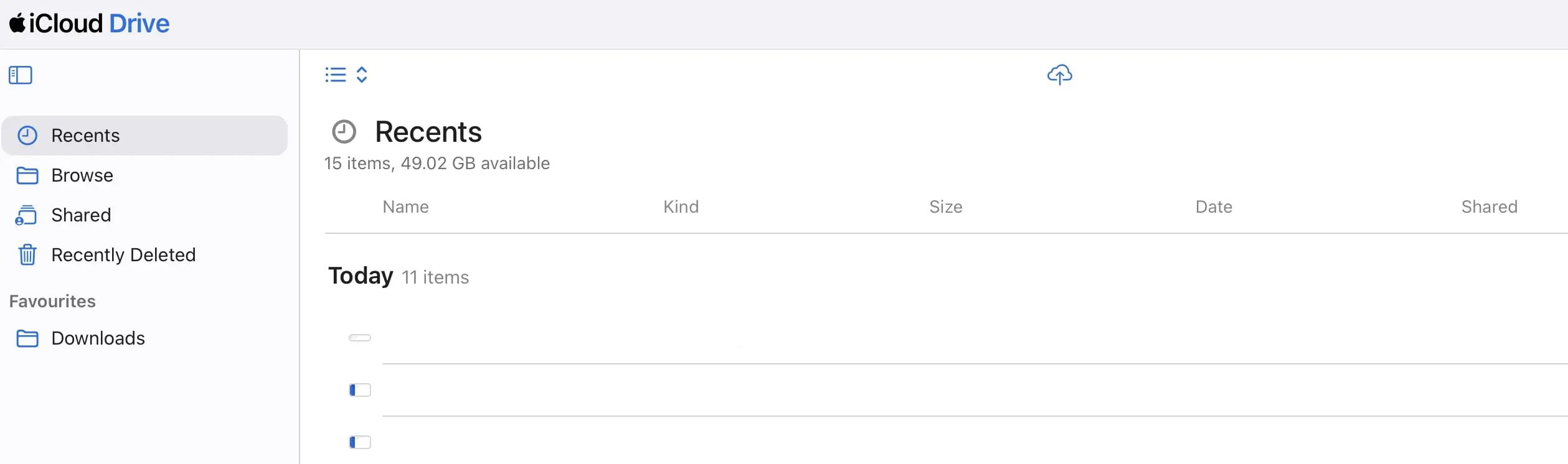 Imagen: iCloud Drive: versión web