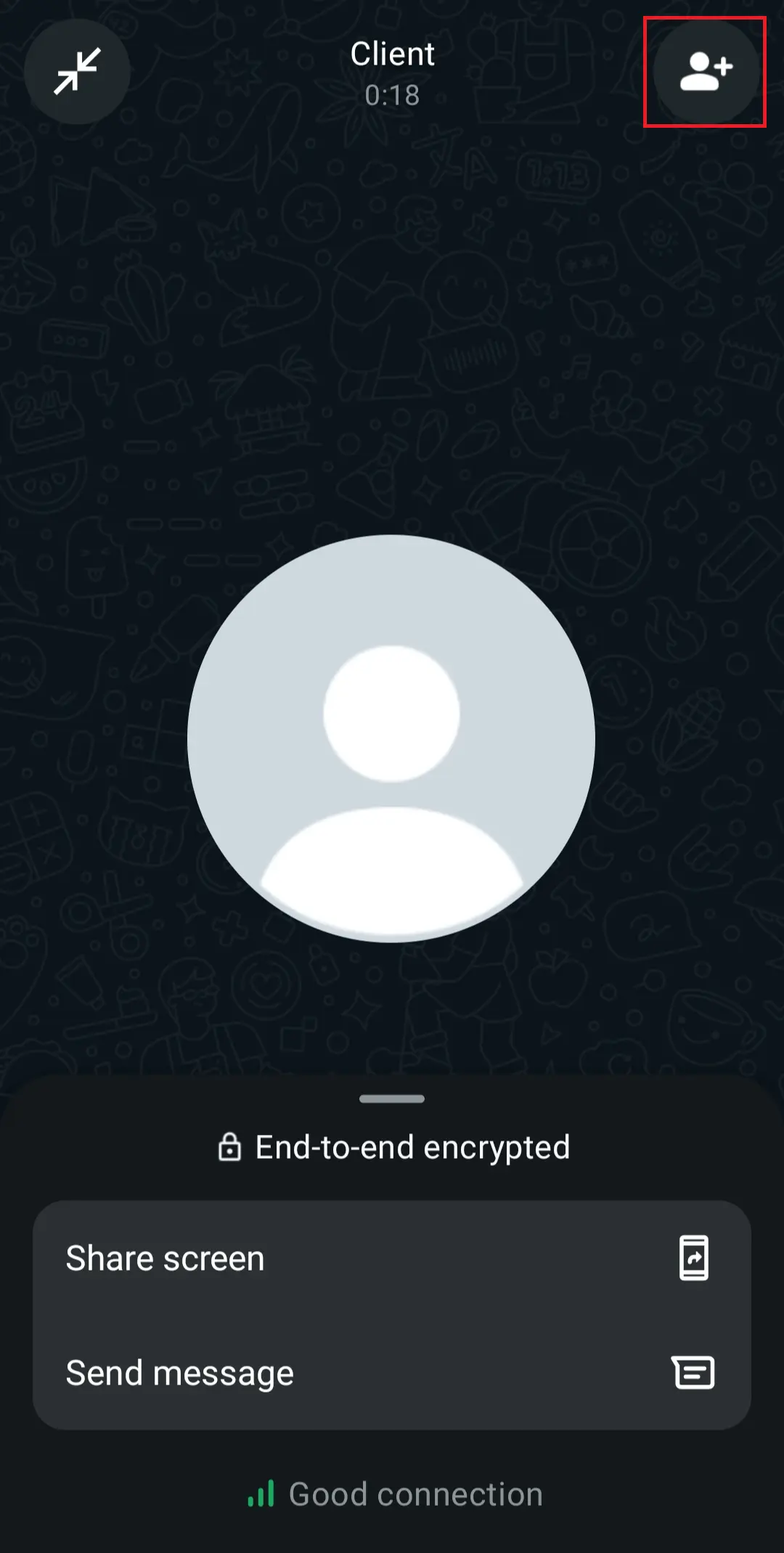 WhatsApp: icono de contactos para añadir a la persona Imagen: WhatsApp: icono de contactos para añadir a la persona