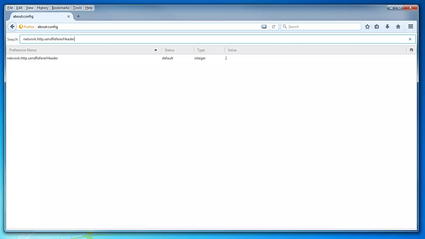 Imagen: Firefox: Función de búsqueda de las configuraciones avanzadas