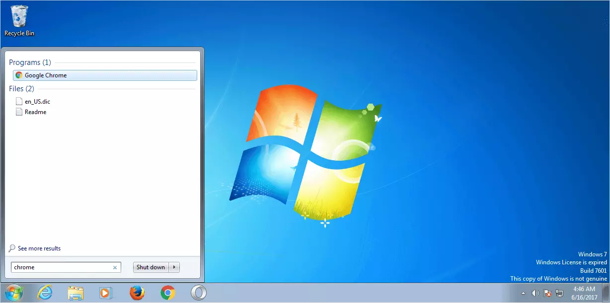 Imagen: Windows 7: función de búsqueda en el menú de inicio
