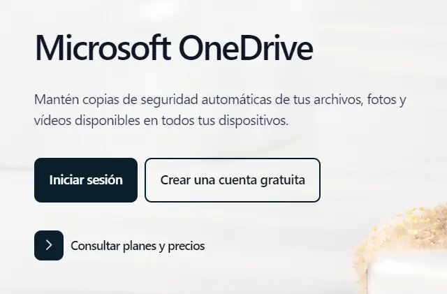 Imagen: OneDrive, el almacenamiento en la nube de Microsoft