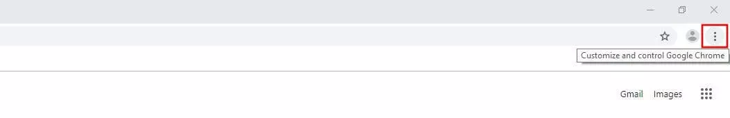 Imagen: Google Chrome: icono de tres puntos en la barra de menú