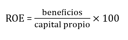 Fórmula para calcular el índice ROE Imagen: Fórmula para calcular el índice ROE