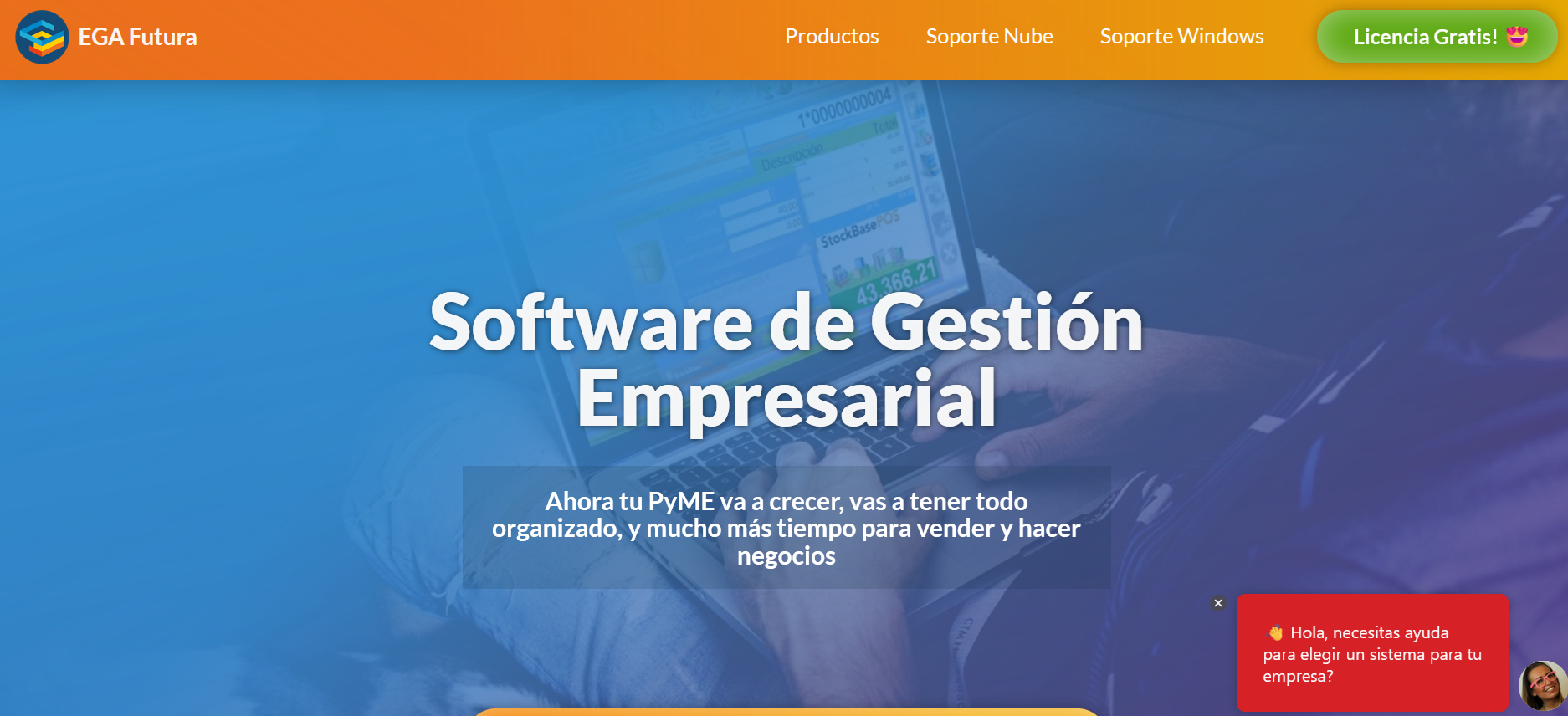 Página web de EGA Futura Imagen: Página web de EGA Futura