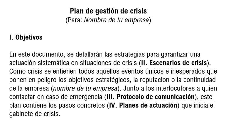 Un plan